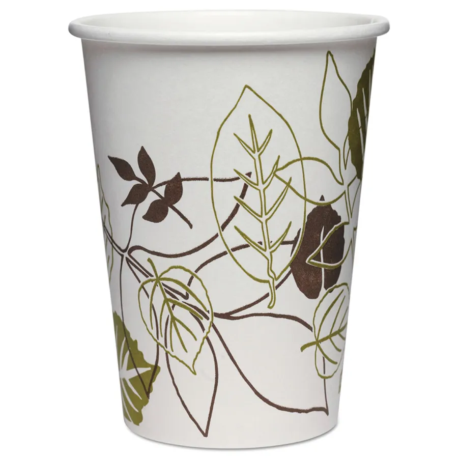 12oz Paper Cups printed with a custom design