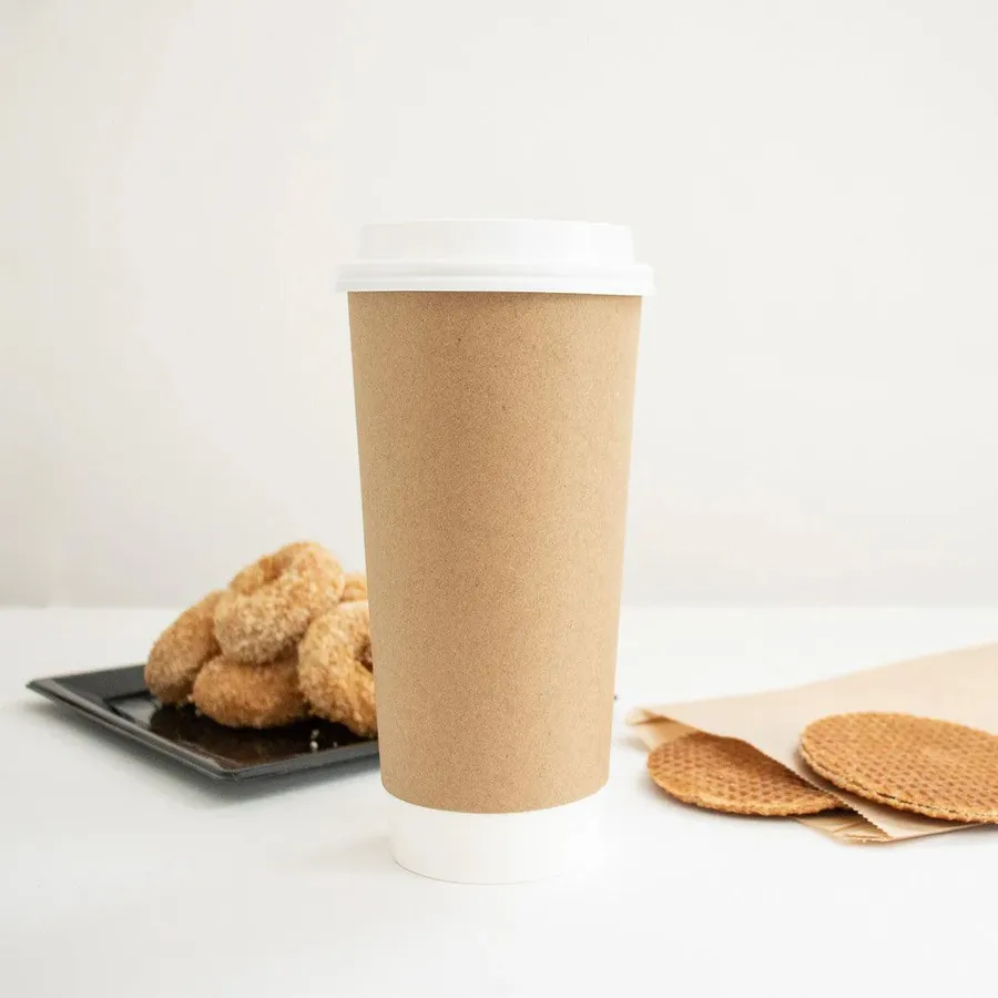 16oz Paper Cups printed with a custom design