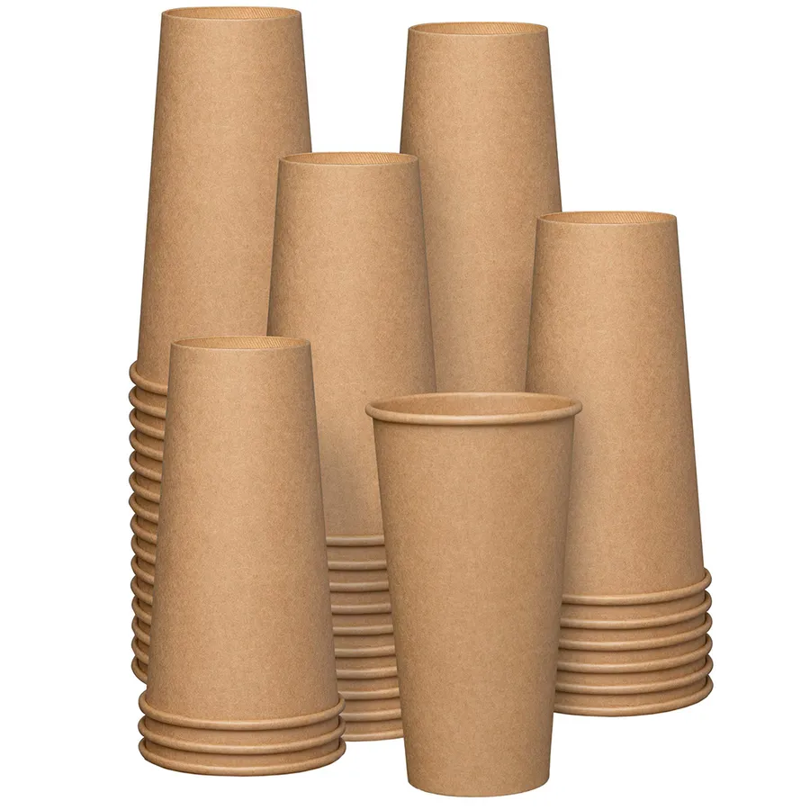 20oz Paper Cups printed with a custom design
