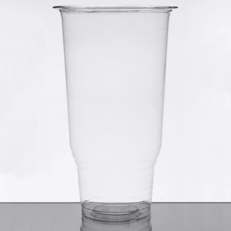 32oz Clear Cups printed with a custom design