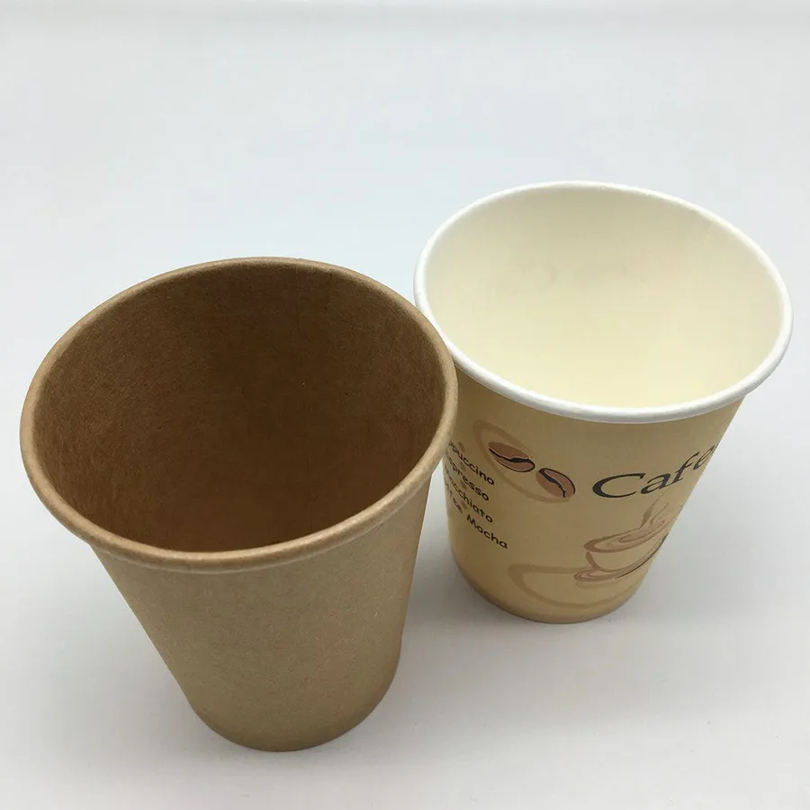 8oz Paper Cups printed with a custom design