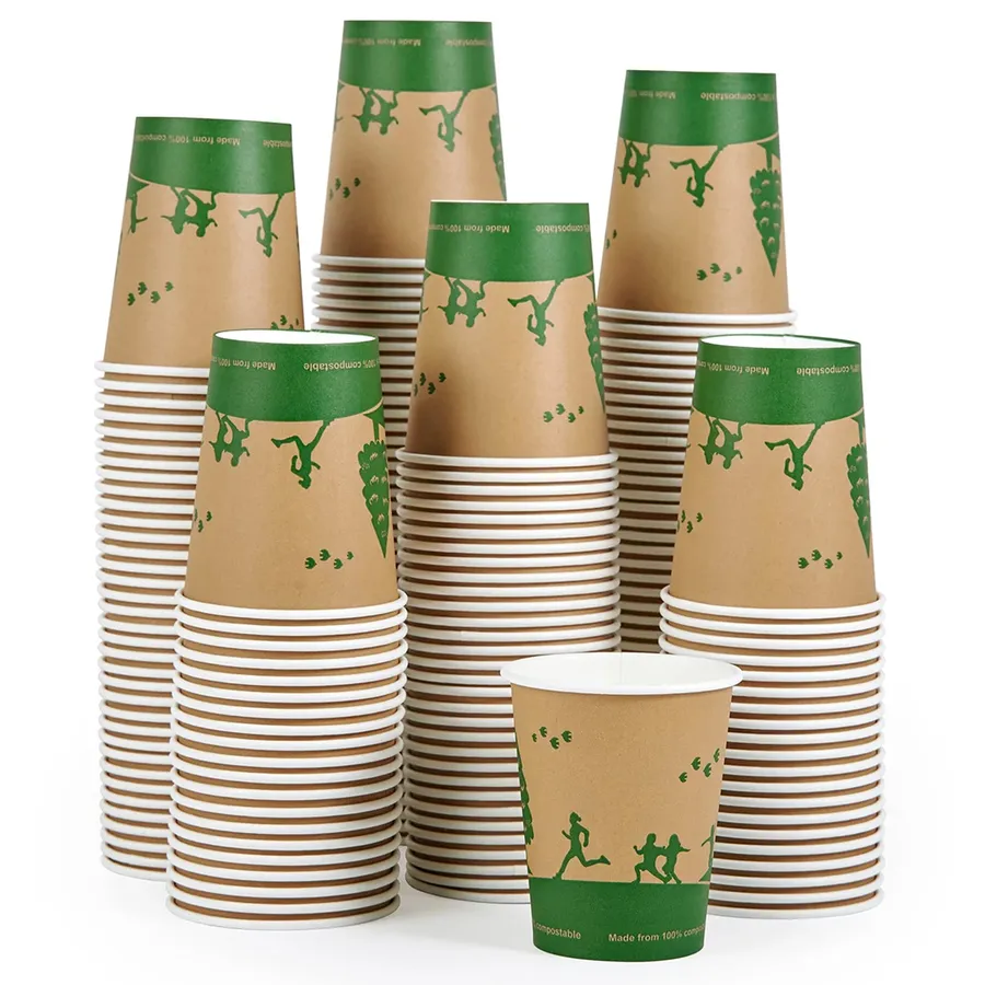 Disposable Hot Cups printed with a custom design