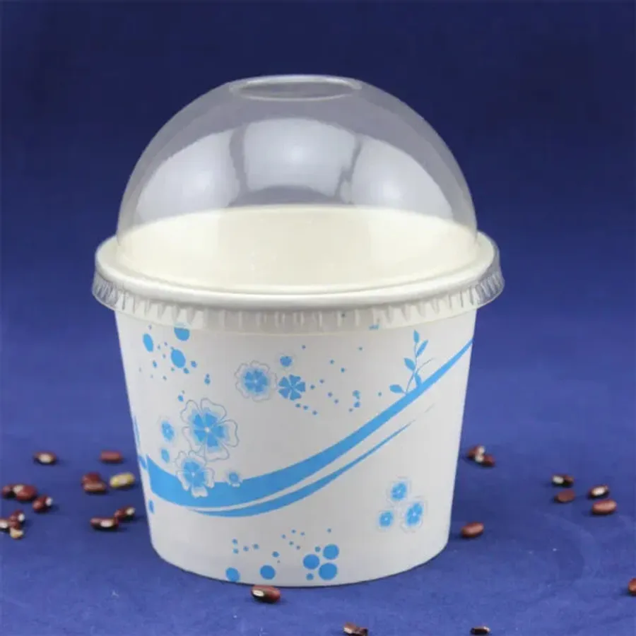 Ice Cream Paper Cups printed with a custom design