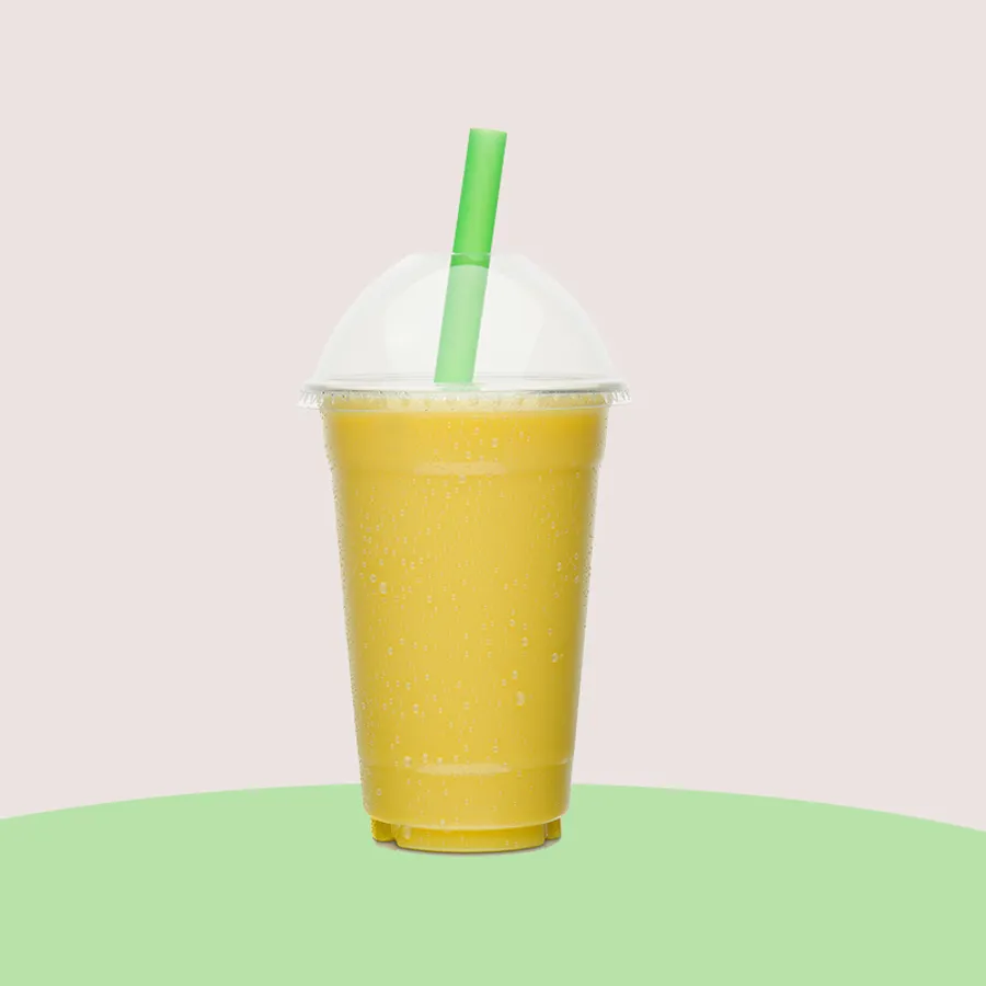 Juice Cups printed with a custom design