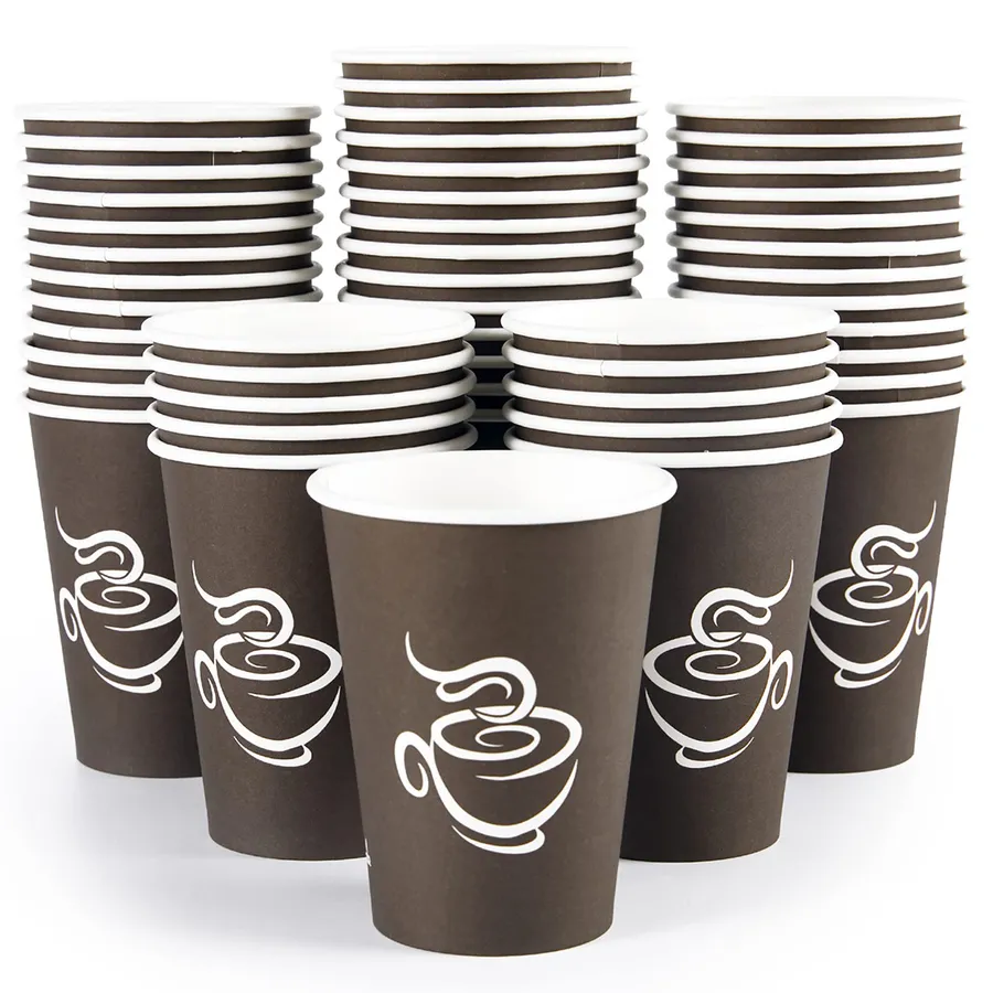 Large Paper Cups printed with a custom design