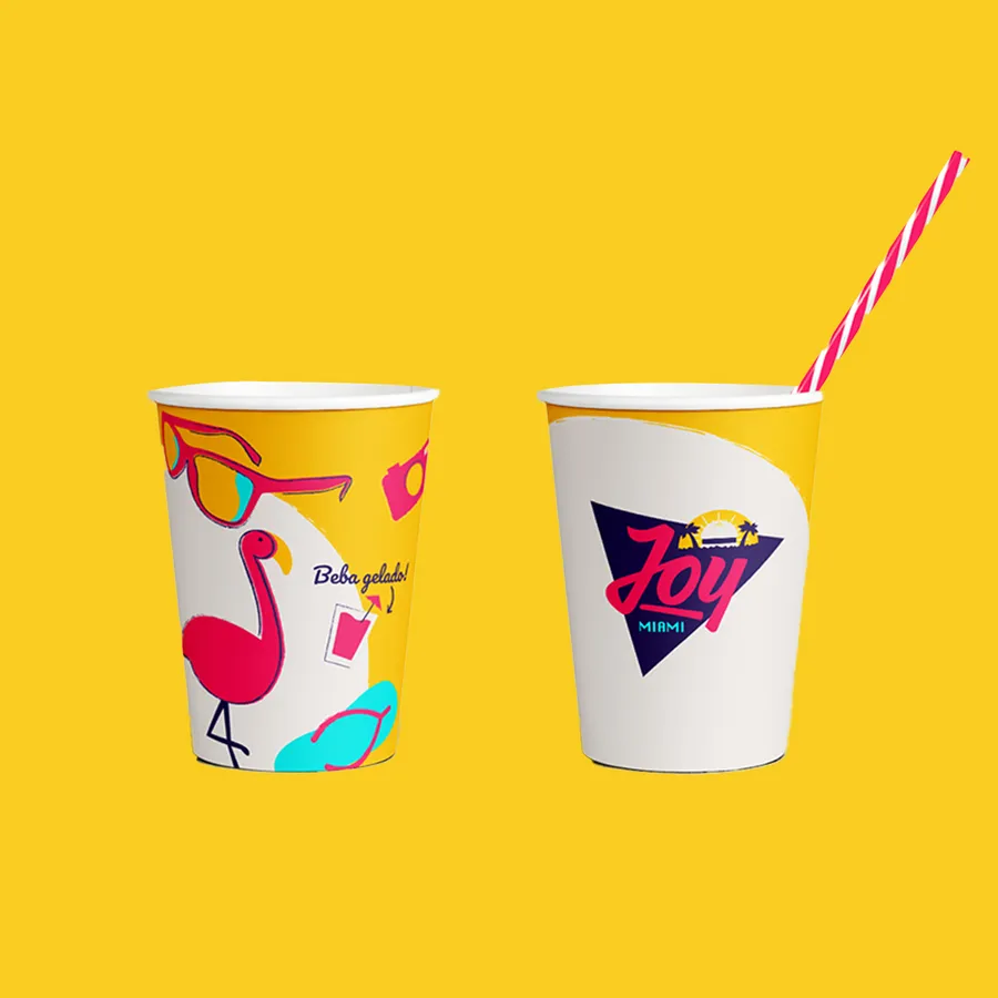 Logo Paper Cups printed with a custom design