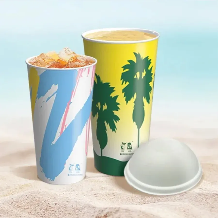 Milkshake Cups printed with a custom design
